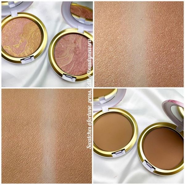 Свотчи MAC Electric Wonder Iridescent Powder and Next To Nothing Bronzer Summer 2019 — Swatches