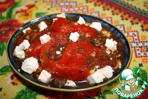 Закуска из болгарского перца и помидор