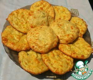 Кабачково-сырные оладьи в духовке