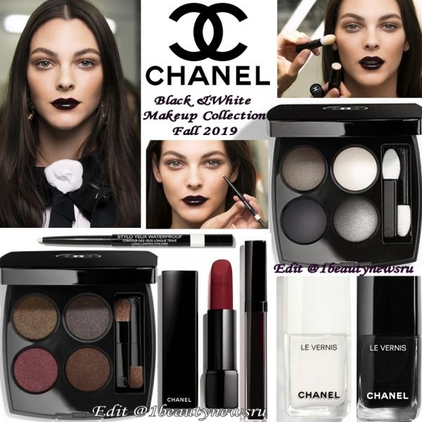 Осенняя коллекция макияжа Chanel Black &White Theme Makeup Collection Fall 2019: новая информация