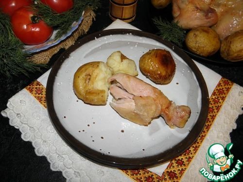 Курица с картофелем "Все гениальное-просто!"