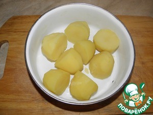 Картофельные шарики в соусе