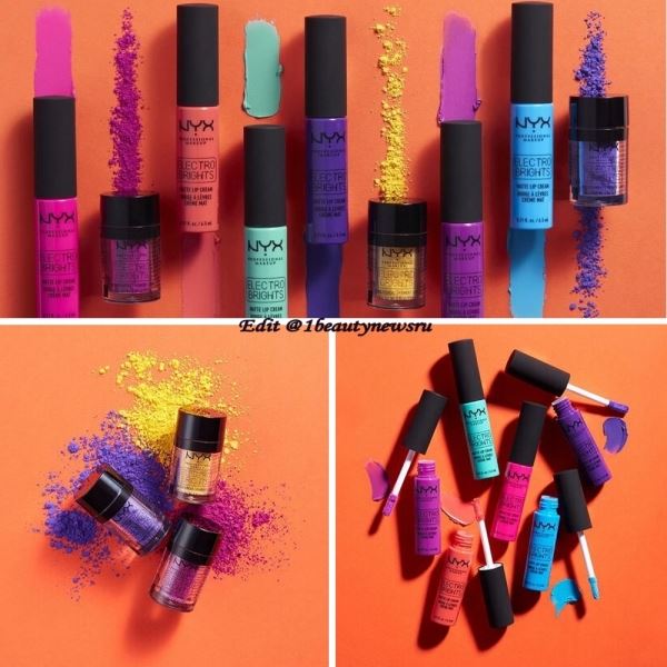 Новая коллекция макияжа NYX Electro Brights Collection Summer 2019